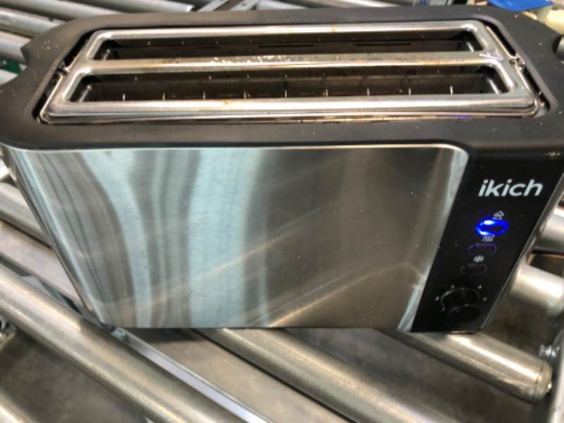 Photo 1 of 


DyBaxa Stainless Steel Toaster 4 Slice, Toaster 2 Slice Long Slot, Compact 4 Slice Toaster Wide Slot for Bagel Sourdough Artisan Croissant Muffin, 6 Browning Control, Warming Rack, Removal Crumb Tray















