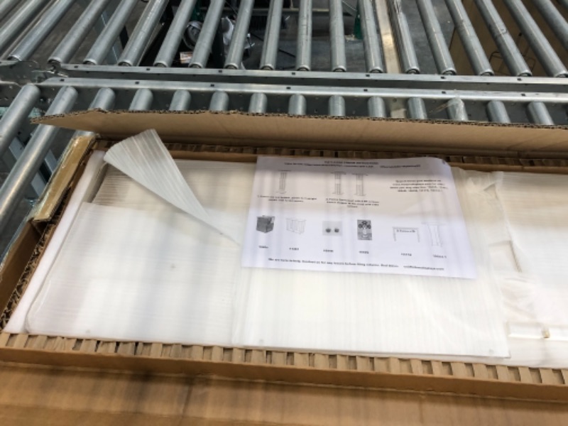Photo 1 of FixtureDisplays® Clear Podium Plexiglass Lecturn Transparent Church Pulpit Event Wedding Debate Speech School Trinity Style Easy Assebmly Required 15411-NPF
