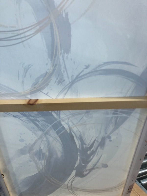 Photo 1 of 39" 1/4 ABSTRACT PAINTING 