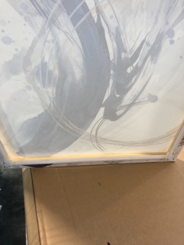 Photo 1 of 39" 1/4 ABSTRACT PAINTING 