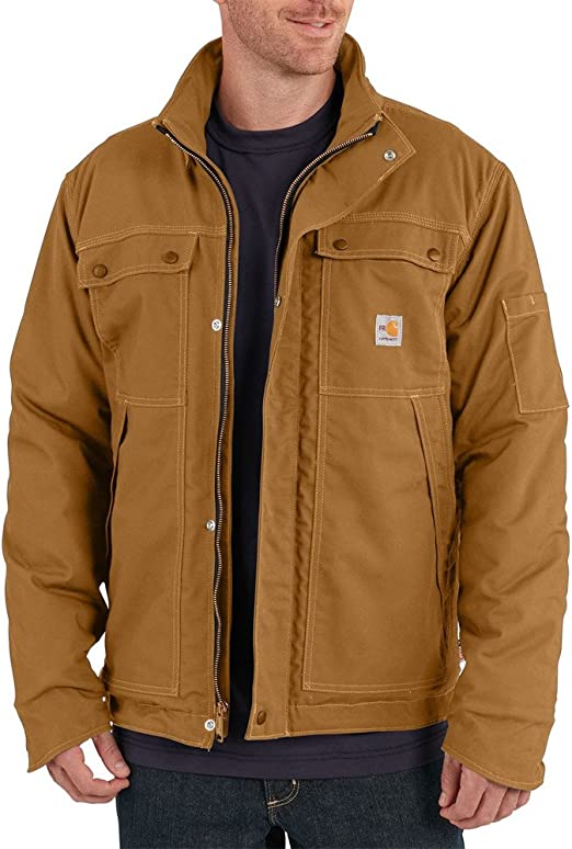 Photo 1 of Carhartt Men's Flame Resistant Full Swing Relaxed Fit Quick Duck Insulated Coat  SIZE 2XL