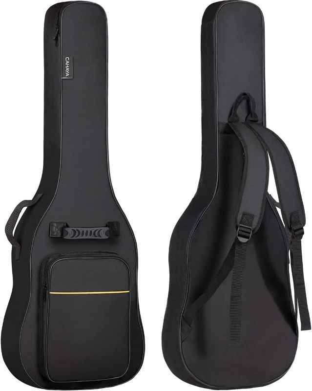 Photo 1 of CAHAYA Electric Guitar Bag Gig Bag 6mm Padding Backpack Padded Soft Guitar Case Black CY0226
