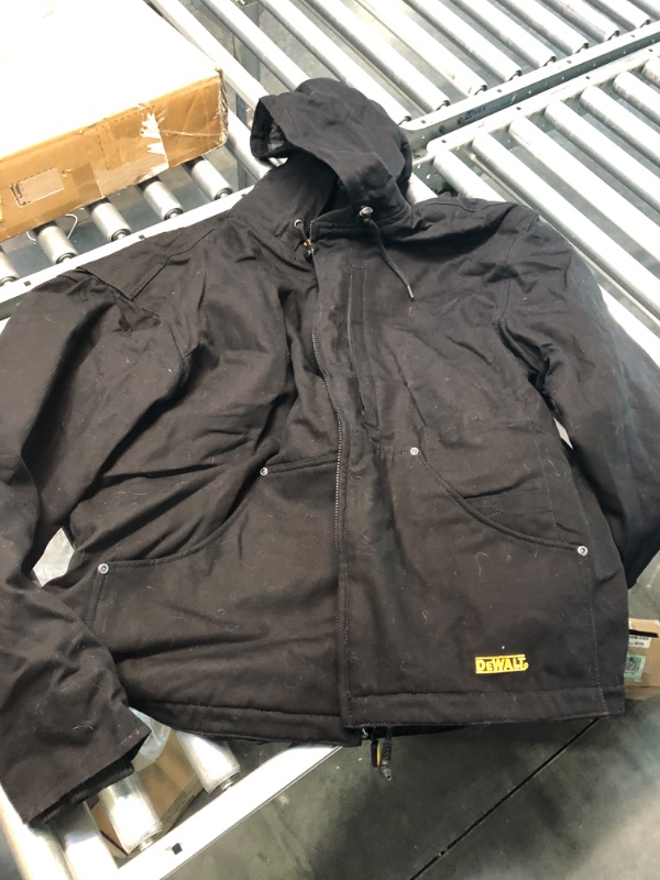 Photo 2 of DEWALT Large Black Polyester Heated Jacket