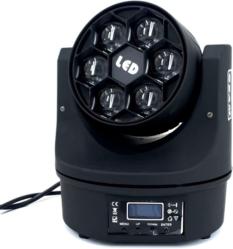 Photo 1 of 6x15W RGBW 4in1 LED Mini Bee Eye Led Moving Head Light Rotate Beam Effect dj bar Light Stage Light (6x15W RGBW)