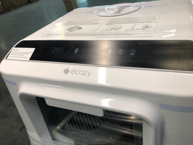 Photo 1 of ecozy Portable Dishwasher Countertop, Mini dishwasher with a Built-in 5L Water Tank, No Hookup Needed, 6 Programs, Extra Dry Function for Apartments, Camping and RV, White
