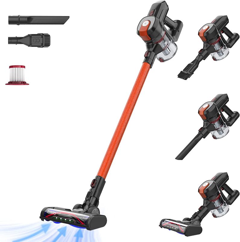 Photo 1 of 
Cordless Stick Vacuum Cleaner 30KPa Powerful Suction Quiet Lightweight Multi-Function Handheld Vacuum Deep Cleaning for Floor Carpet Car Pet Hair Latest Model