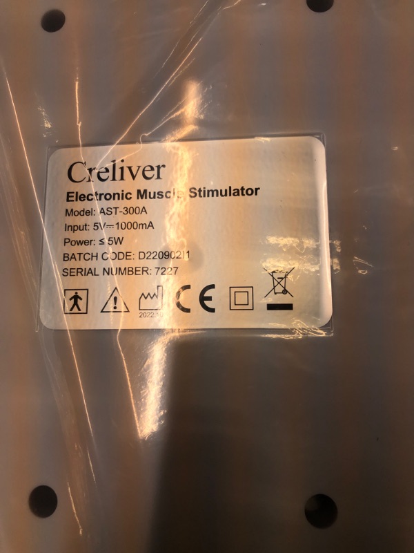 Photo 2 of Creliver Foot Circulation Plus EMS & TENS Foot Nerve Muscle Massager, Electric Foot Stimulator Improves Circulation, Feet Legs Circulation Machine Relieves Body Pains, Neuropathy (FSA or HSA Eligible)