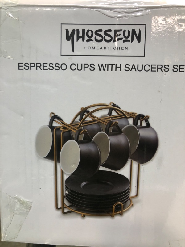 Photo 1 of espresso cups with saucers set