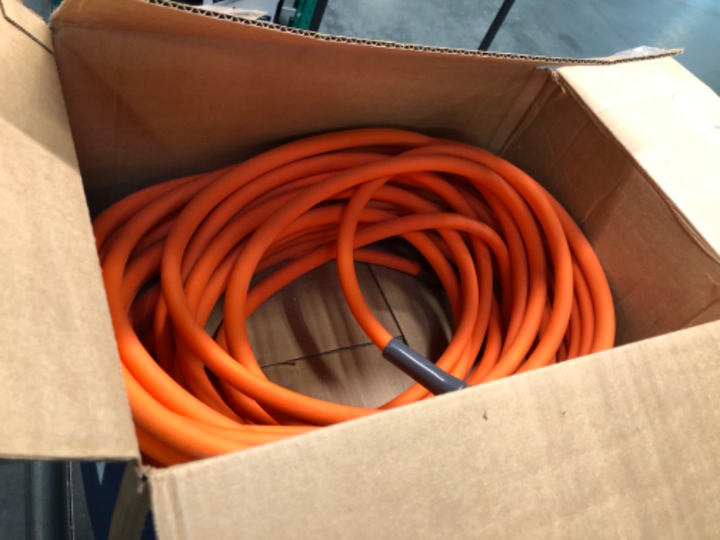 Photo 2 of Camco Rhino 25-Foot RV Clean-Out Gray/Black Water Hose | Features a Heavy-Duty PVC Construction, a Bright Orange Color, and is Great for Cleaning Camper Black Water, Grey Water or Tote Tanks (22990)