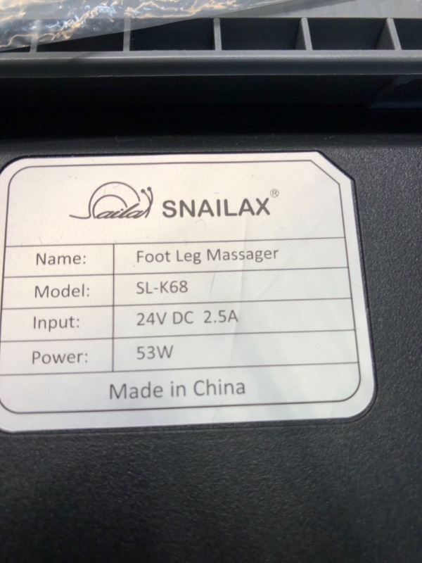 Photo 1 of Snailax Calf Foot Massager with Heat,Compression Feet Leg Massager for Circulation,Plantar Fasciitis Relief,Shiatsu Kneading Vibration Feet Massager for Women,Men,Portable Foot Rest