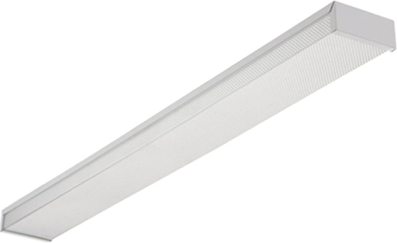 Photo 1 of Lithonia Lighting 3324 2L17W WRAP 2-Light 17W T8 Fluorescent Narrow Wraparound , 2-Feet (Bulbs Not Included),White