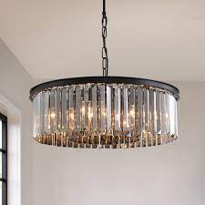 Photo 1 of Crystal Round Pendant Light