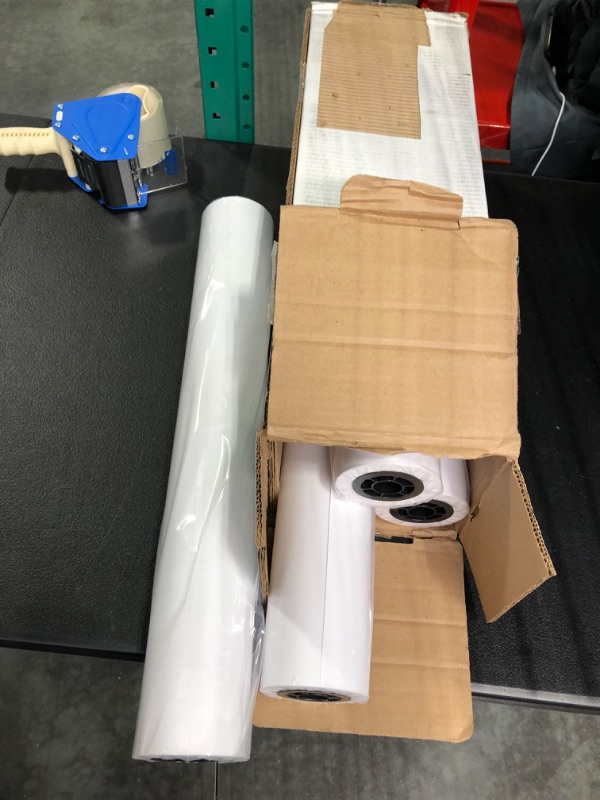 Photo 2 of Alliance Wide Format Paper 24" x 150' CAD Bond Rolls (20lb | 4 Rolls, 24 In x 150 Ft | 2" Core) 20lb | 4 Rolls 24 In x 150 Ft | 2" Core