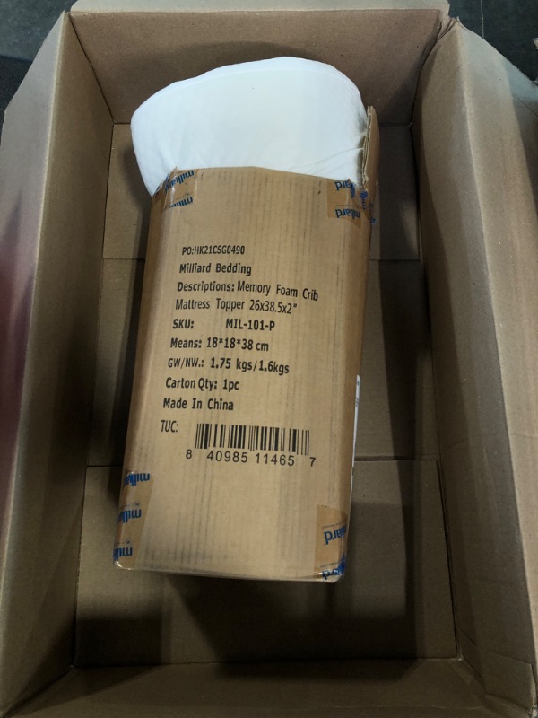 Photo 1 of Milliard Memory Foam Pack N Play Mattress Topper (2 inch)