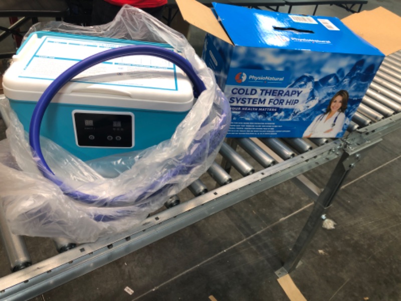 Photo 1 of Cold Therapy Machine — Cryotherapy Freeze Kit System — for Post-Surgery Care, ACL, MCL, Swelling, Sprains, and Other Injuries — Wearable, Adjustable Knee.