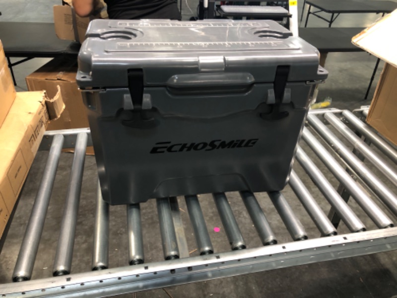 Photo 4 of 
EchoSmile 25/30/35/40/75 Quart Rotomolded Cooler, 5 Days Protale Ice Cooler, Ice Chest Suit for BBQ, Camping, Pincnic, and Other Outdoor Activities