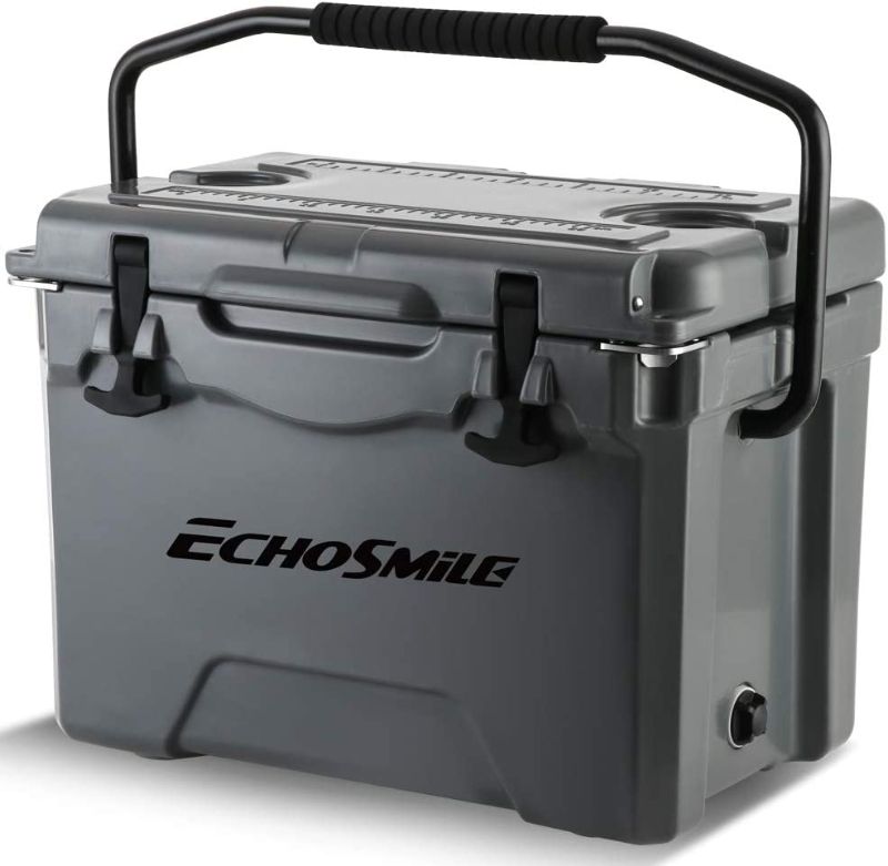 Photo 1 of 
EchoSmile 25/30/35/40/75 Quart Rotomolded Cooler, 5 Days Protale Ice Cooler, Ice Chest Suit for BBQ, Camping, Pincnic, and Other Outdoor Activities