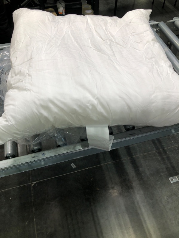 Photo 1 of large white pillow 