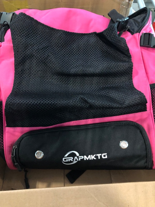 Photo 4 of GRAPMKTG Baseball Softball Bag X-Large Soccer Bag for Youth Boys Girls and Men Women Basketball Backpack for Adult Kid
