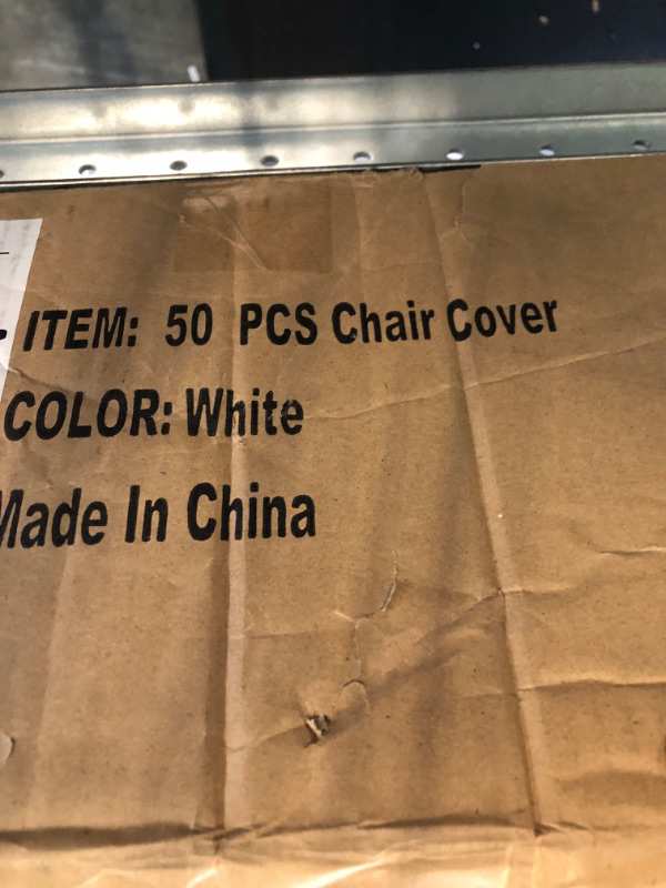 Photo 2 of spandex chair covers white 50 count 