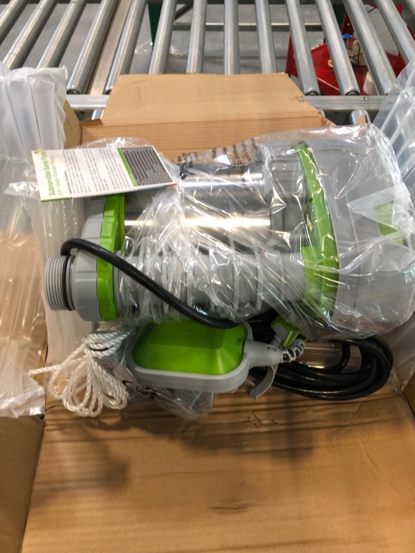 Photo 6 of Green Expert 1.5HP Poweful Sump Pump Max 5500GPH High Flow 4-IN-1 Adjustable Float Switch and Pump Base Manual Automatic ON/OFF Switchable for Clean Dirty Water Removal 203640 1.5HP High Flow Max 5500GPH