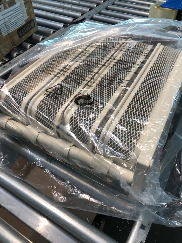 Photo 1 of SONGMICS Slim Storage Cart, 4-Tier Slide-Out Trolley for Small Spaces, Bathroom and Kitchen, with Wire Baskets, Space Saving, Easy Assembly, White UBSC065W01, 15.9 x 5.3 x 35.7 Inches