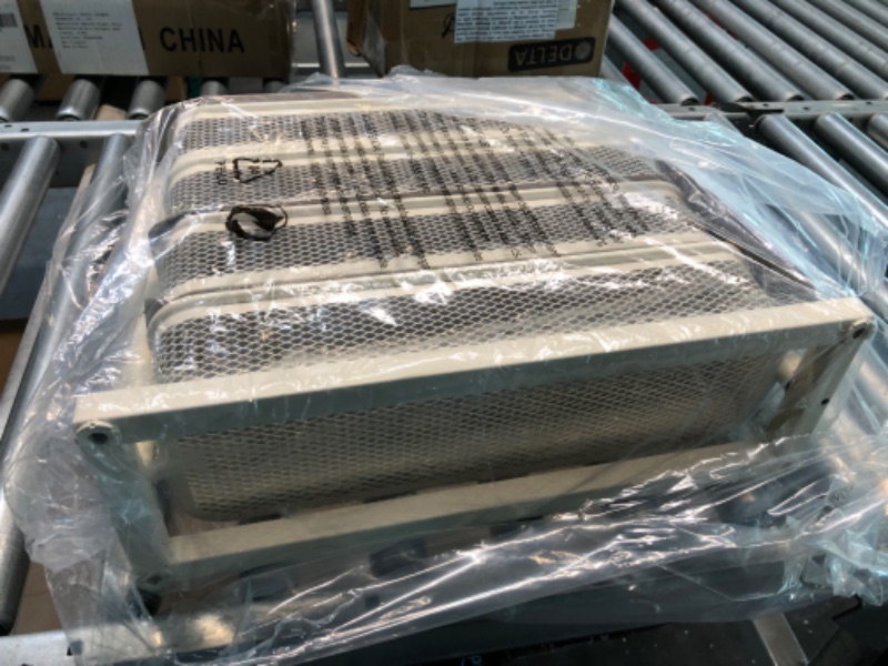 Photo 1 of SONGMICS Slim Storage Cart, 4-Tier Slide-Out Trolley for Small Spaces, Bathroom and Kitchen, with Wire Baskets, Space Saving, Easy Assembly, White UBSC065W01, 15.9 x 5.3 x 35.7 Inches