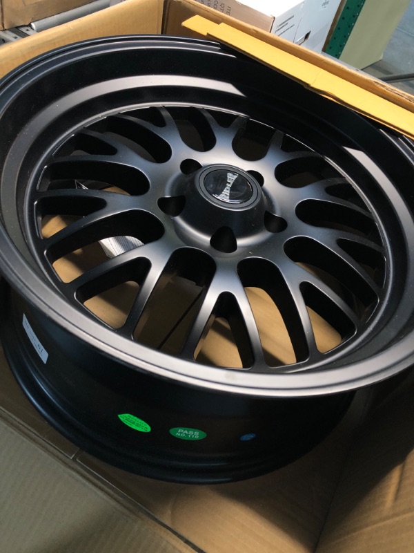 Photo 1 of RIDLER 607 18X8 5X120.65 0ET 83.82CB MATTE BLACK