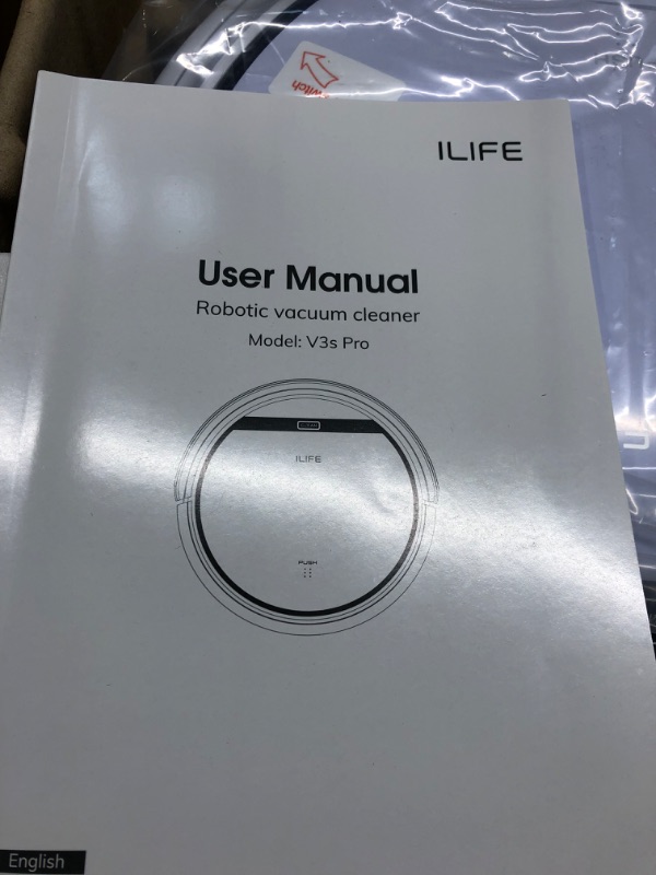 Photo 3 of ILIFE V3s Pro Robot Vacuum Cleaner, Tangle-free Suction , Slim, Automatic Self-Charging Robotic Vacuum Cleaner, Daily Schedule Cleaning, Ideal For Pet Hair?Hard Floor and Low Pile Carpet