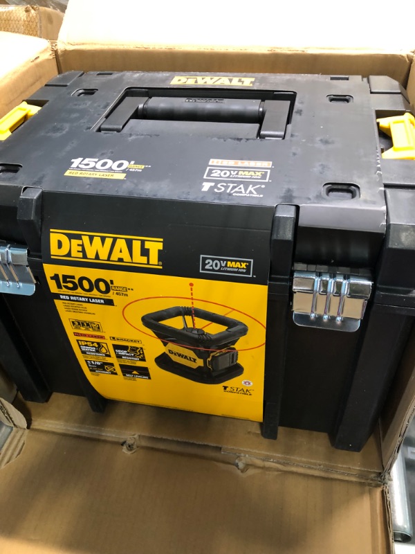 Photo 3 of DEWALT 20V MAX Laser Level, Rotary, Red, 150-Foot Range (DW074LR)