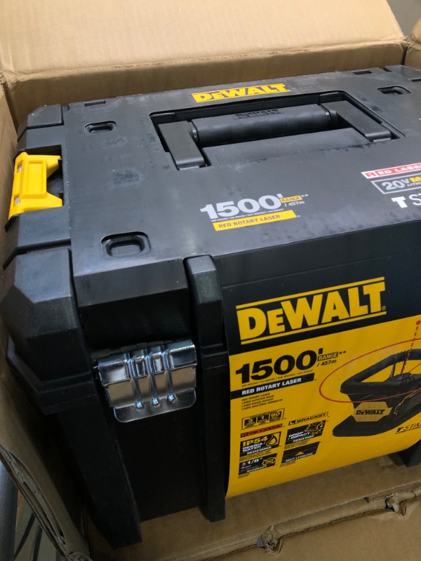 Photo 5 of DEWALT 20V MAX Laser Level, Rotary, Red, 150-Foot Range (DW074LR)