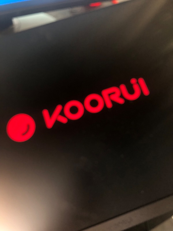 Photo 1 of KOORUI 24" Gaming Monitor 165Hz, 1080p, 1ms, IPS, 99% sRGB Color Gamut, FreeSync, Ultra Slim Frame, VESA Mountable (FHD 1920x1080, HDMI, DisplayPort) Black 24/165HZ/FHD