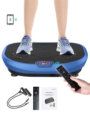 Photo 1 of AXV Vibration Plate Exercise Machine Whole Body Workout Vibrate Fitness Platform Lymphatic Drainage Machine for Weight Loss Shaping Toning Wellness Home Gyms Workout
