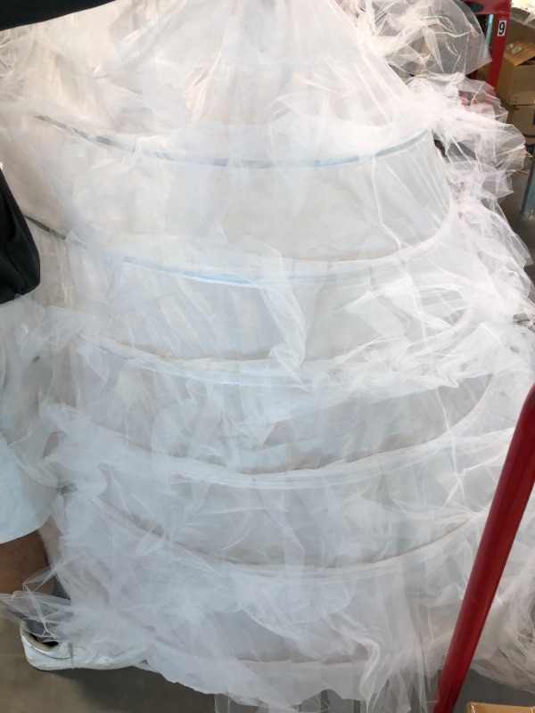 Photo 3 of Women's Wedding Accessories Petticoat Underskirt Slips Quinceanera Gown for Wedding Dress 6 Hoops W One Size