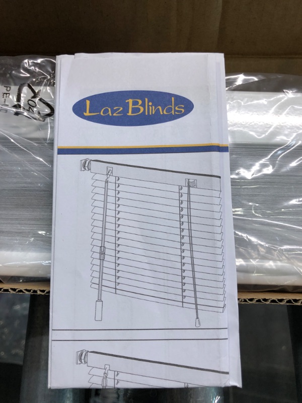 Photo 1 of 35X64" LAZBLINDS BLACKOUT WHITE 