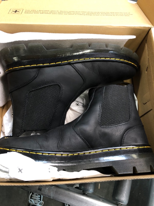 Photo 4 of Dr. Martens Unisex 2976 Chelsea Boot Chelsea Boot Black Wyoming 11 Women/10 Men