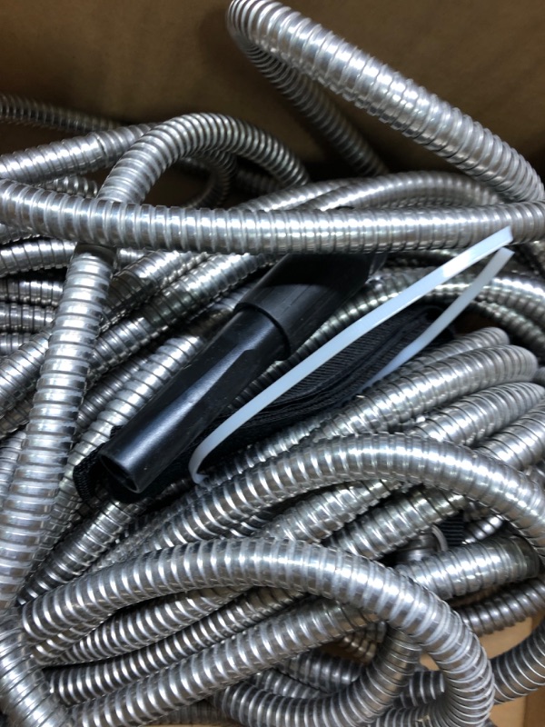 Photo 3 of 100ft Garden Hose Made by Metal with Super Tough and Soft Water Hose, Household Stainless Steel Hose, Durable Metal Hose with Adjustable Nozzle, No Kinks and Tangles, Easy to Store with Storage Strap Garden Hose 100ft