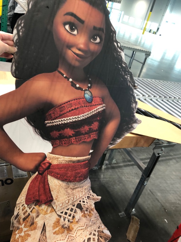 Photo 4 of APPROX 5 FOOT MOANA CARDBOARD CUT OUT 