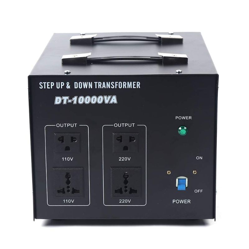 Photo 1 of DT-10000 10000W Voltage Converter 110V to 220V Step Up/Down Transformer Voltage Converter Power Transformer Electric Appliances with Fuse or Overload Protection Switch
