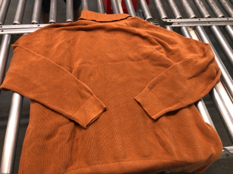 Photo 1 of WOMENS BROWN TURTLE NECK LONG SLEEVE SIZE XLARGE 