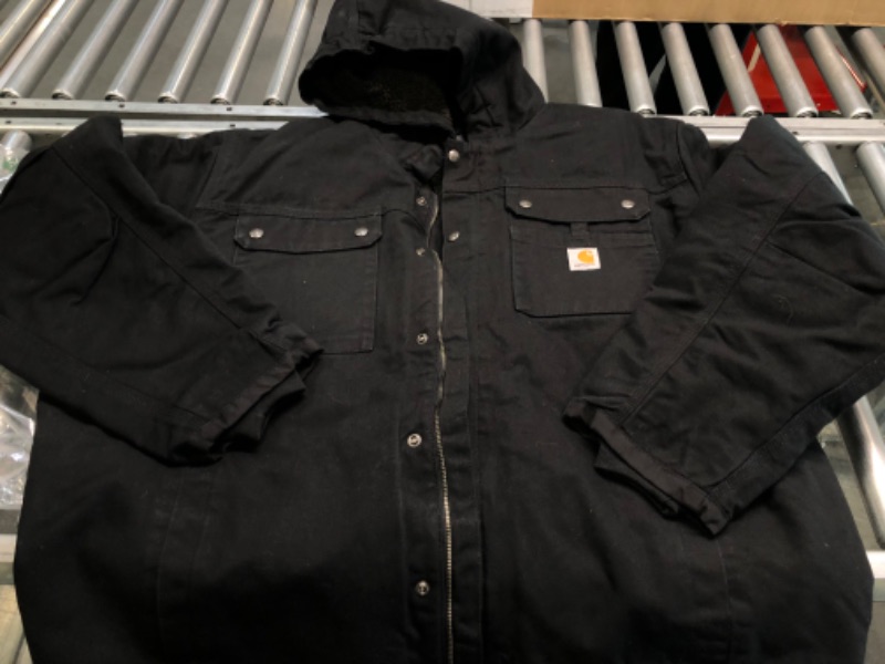 Photo 1 of Men's 3X-Large Black Cotton Washed Duck Bartlett Jacket
 