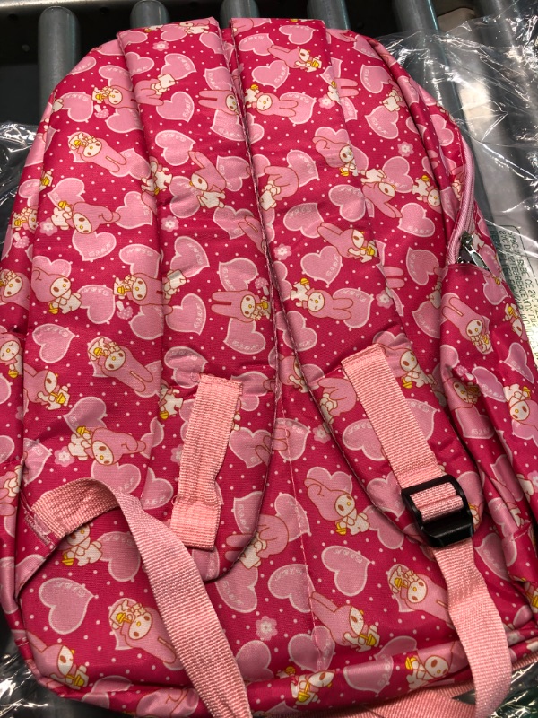 Photo 4 of PINK BACKPACK HEARTS AND MY MELODY PATTERN 