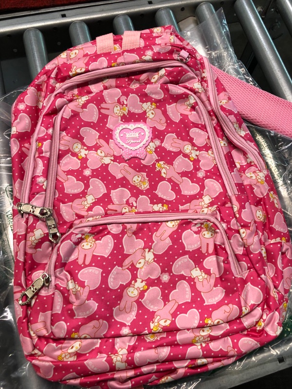 Photo 1 of PINK BACKPACK HEARTS AND MY MELODY PATTERN 