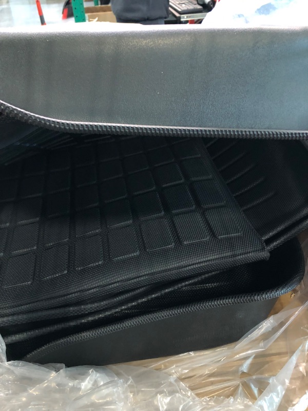 Photo 6 of 6PCS Full Sets Tesla Model Y Floor mats 2022 2023 2021, All Weather 1st&2nd Seater Floor Mat and Front & Rear Trunk Mat, Waterproof Anti-Slip Heavy Duty Cargo Liner Mat, Car Accessories