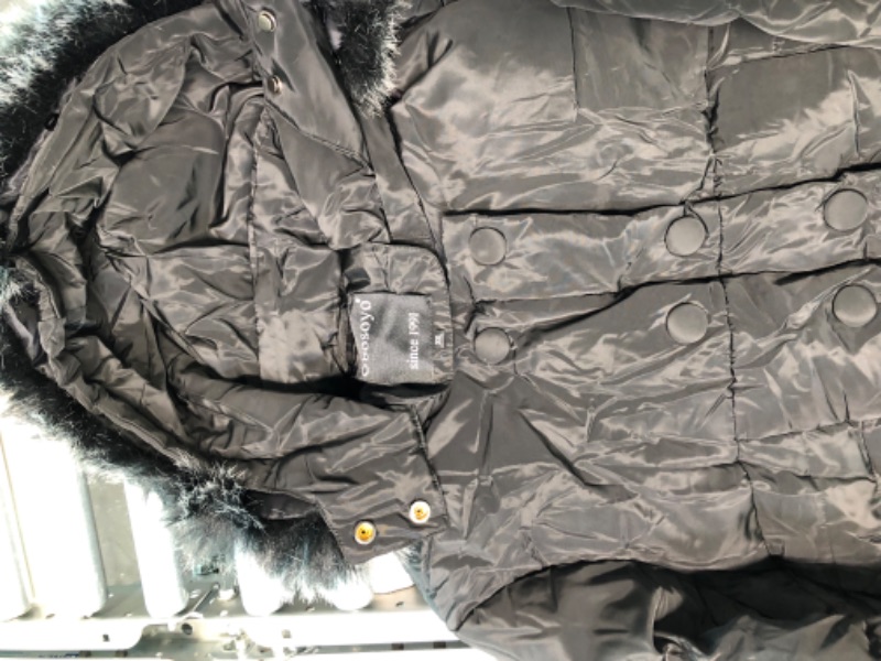 Photo 4 of Obosoyo Women's Hooded Thickened Long Down Jacket Maxi Down Parka Puffer Coat --- 3XL