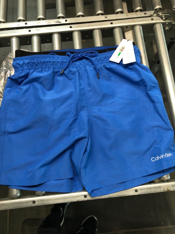 Photo 3 of Calvin Klein Men's Standard Uv Protected Quick Dry Swim Trunk--Large