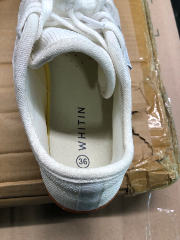 Photo 1 of WHITIN Unisex Minimalist Barefoot Shoes, Wide Width Fashion Sneaker, Size 36 US 5.5
