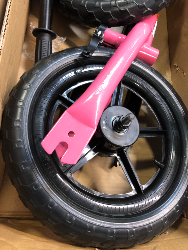 Photo 1 of JOYSTAR 12 Inch Balance Bike for 18months, 2, 3, 4, and 5 Years Old Boys and Girls - Lightweight Toddler Bike with Adjustable Handlebar and Seat - No Pedal Bikes for Kids Birthday Gift Pink