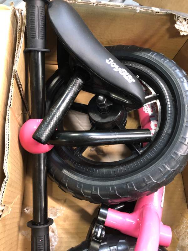Photo 1 of JOYSTAR 12 Inch Balance Bike for 18months, 2, 3, 4, and 5 Years Old Boys and Girls - Lightweight Toddler Bike with Adjustable Handlebar and Seat - No Pedal Bikes for Kids Birthday Gift Pink