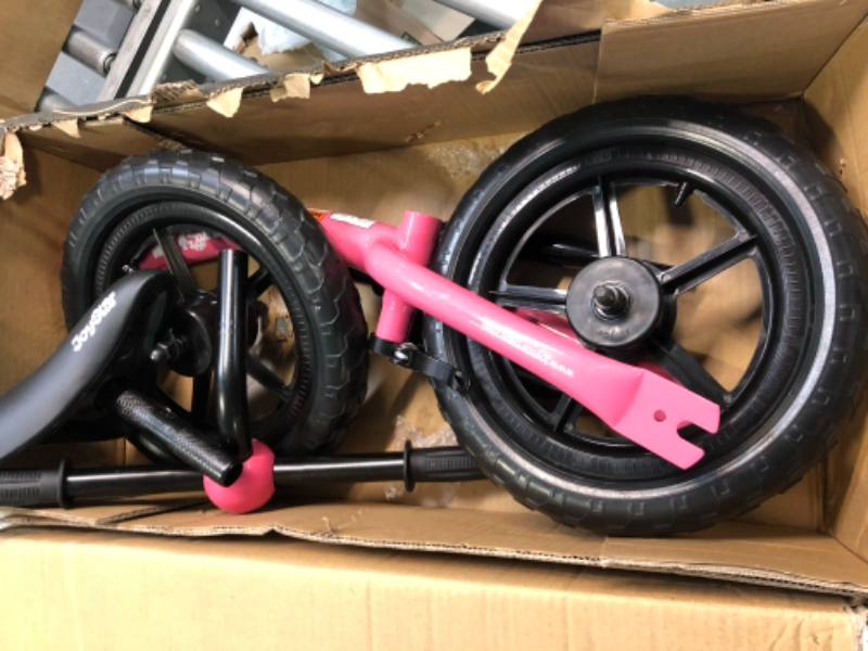 Photo 1 of JOYSTAR 12 Inch Balance Bike for 18months, 2, 3, 4, and 5 Years Old Boys and Girls - Lightweight Toddler Bike with Adjustable Handlebar and Seat - No Pedal Bikes for Kids Birthday Gift Pink